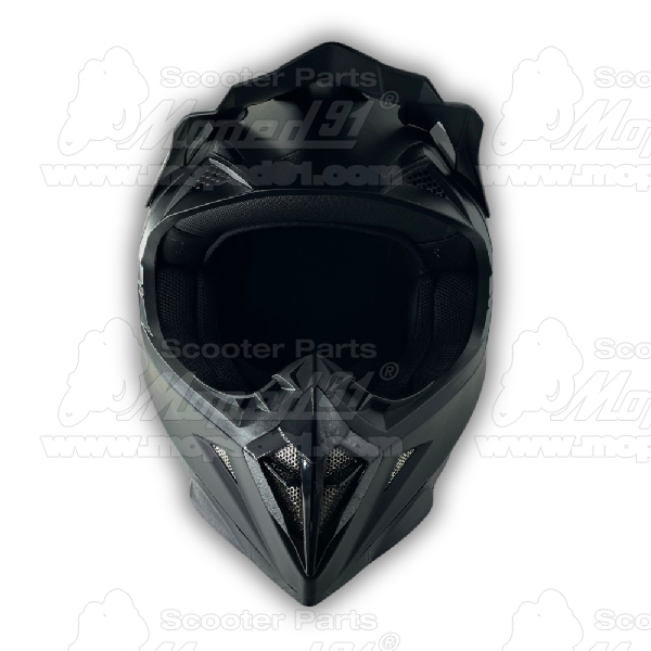 bukósisak cross MATT Black KIDS gyerek, XL (53 cm)  MZONE