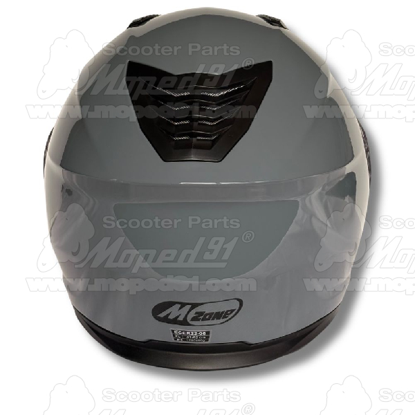 bukósisak felnyitható FLIP UP. GREY GLOSSY Méret: L. MZONE