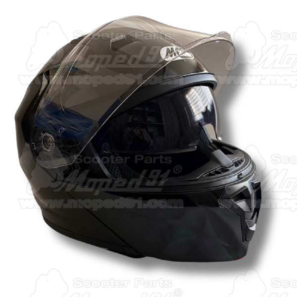 bukósisak zárt. BLACK MATT. Méret: L.  MZONE