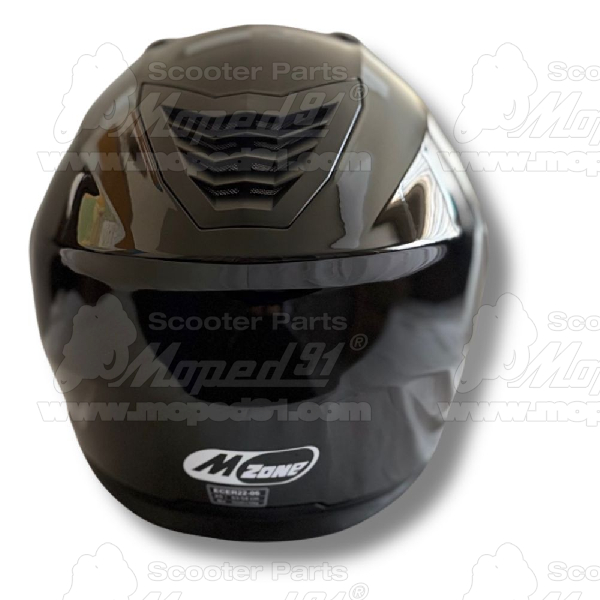 bukósisak felnyitható FLIP UP. BLACK GLOSSY Méret: L. MZONE