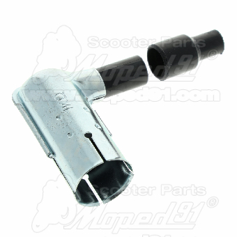 gyertyapipa 1 Kilo-Ohmos, vízálló, 90°-ban hajlított (391170) PLITZ