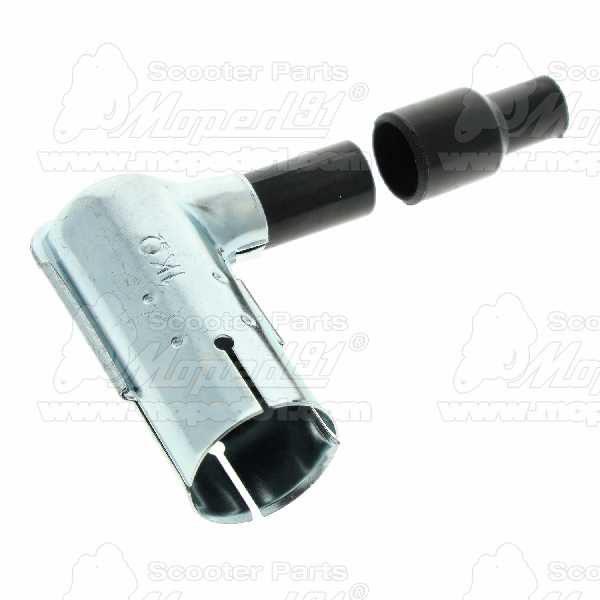 gyertyapipa 1 Kilo-Ohmos, vízálló, 90°-ban hajlított (391170) PLITZ