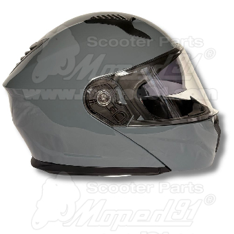 bukósisak felnyitható FLIP UP. GREY GLOSSY Méret: XS. MZONE