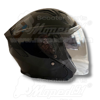 bukósisak nyitott. BLACK GLOSSY. méret: M MZONE