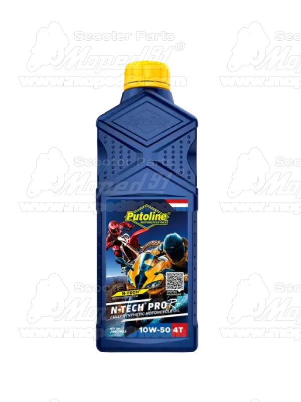 PUTOLINE N-TECH® PRO R+ 10W-50 a legfejlettebb, teljesen szintetikus 4 ütemű motorolaj. 1 liter