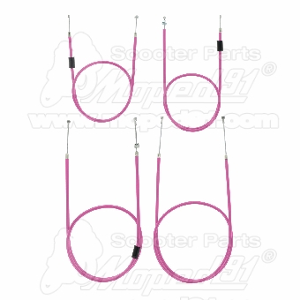 bowden szett pink SIMSON S50 MOTOFLEX 4 darabos