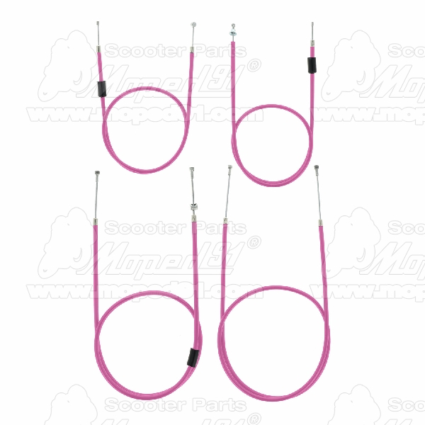 bowden szett pink SIMSON S50 MOTOFLEX 4 darabos
