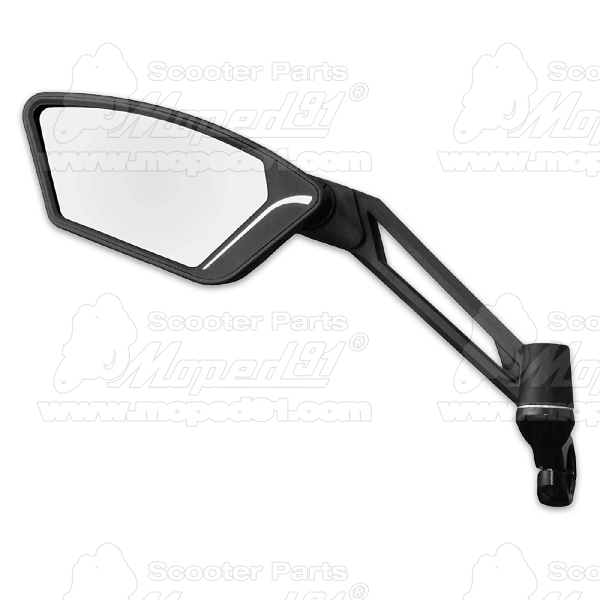 kerékpár tükör 118 x 55 mm Luxe E-BIKE, Pedelec balos LYNX
