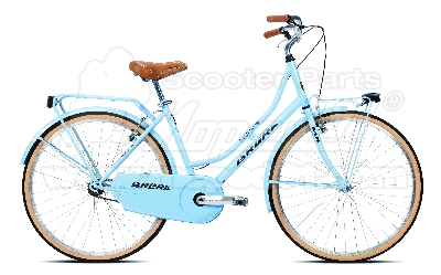 BRERA OLANDA Lusso Kerékpár 26"  1 seb.  váz Azurro -Kék ( súly:16 kg)