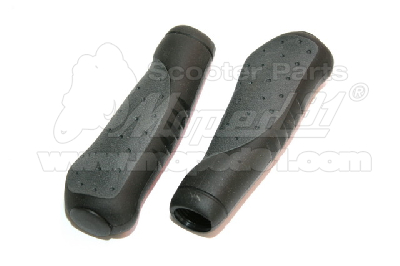 Fahrrad Lenkergriff D2 ergogel, Komfortgriff mit ergonomischer Form, verhindert Ermüdung der Hände bei langen Touren, schwarz/grau  MTB German Quality