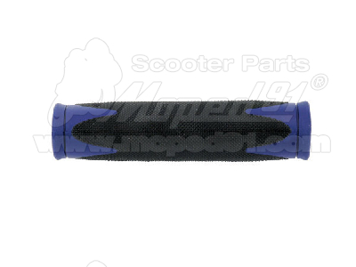 Fahrrad Lenkergriff  D2 Hard inner mixture for sturdy connection, Soft D2 outer mixture for comfort and shock absorption (Schwarz-Blau) MTB German Quality