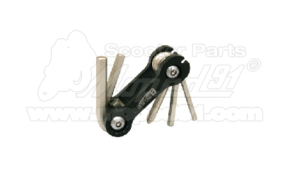 kerékpár szerszám imbusz készlet 3/4/5/6 mm imbusz, küllőkulcs 3,2 mm 14G, 1 csavarhúzó Német Minőség 