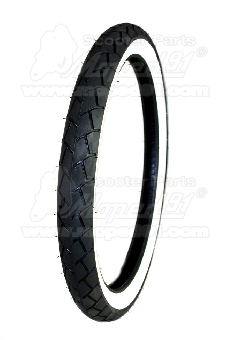Motorcycle Tires 225x17 (2 1/4x17) 39J TT MC11 White Side Wall RETRO MITAS