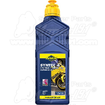 PUTOLINE TM SYNTEC 15W-50 4 stroke motorcycle engine oil with Technomoto additive system. 1l  API SL / JASO MA2