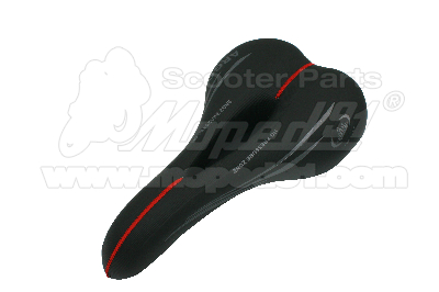 BICYCLE saddle black 350 gr. 275x160 mm.