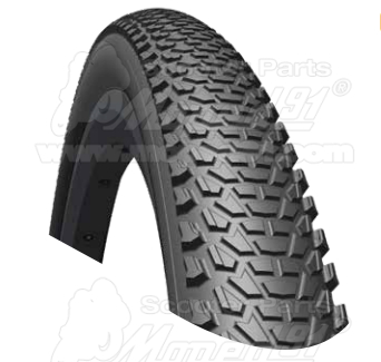 kerékpár köpeny 26x2,10 (54-559) R15, CHEETAH, black, Classic, MTB, RUBENA