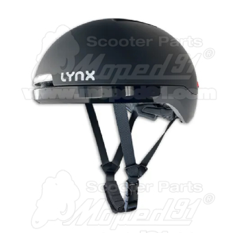 kerékpár fejvédő LED világítással CITYLIGHT, M (55-58), unisex, fekete, LYNX