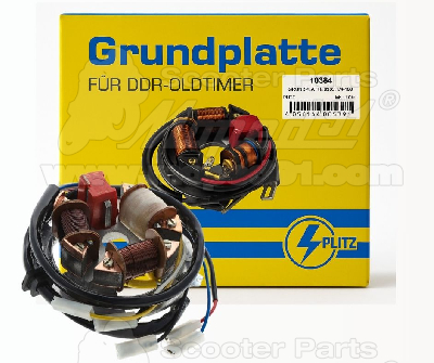 alaplap komplett tirisztoros N-8305.1/4-100 6V 35/21 W Bilux - S51, S70 (390380) Német Gyári Minőség MZA 