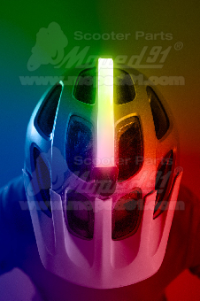 kerékpár fejvédő színes led világítás BRIGHT