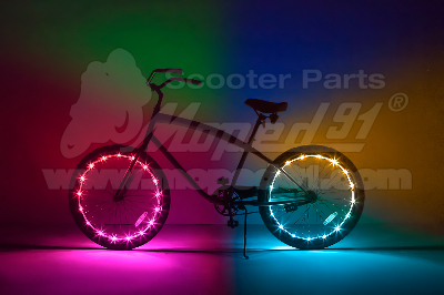 kerékpár kerék RGB LED világítás BRIGHTZ