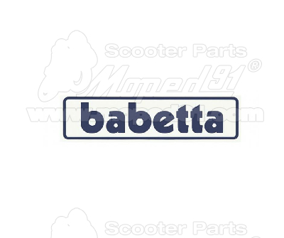 matrica BABETTA tankra kék