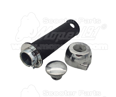 gázcső + markolat + gázház + kormányvég dugó BABETTA 207 / 210 szett EAST ZONE