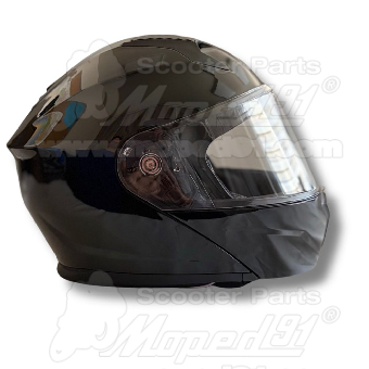 bukósisak felnyitható FLIP UP. BLACK GLOSSY Méret: M. MZONE