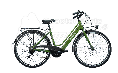 E-BIKE HORIZONTE LADY Glossy Green 28" BRERA