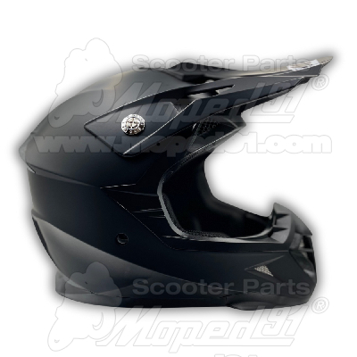 bukósisak cross MATT Black KIDS gyerek, XL (53 cm)  MZONE