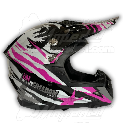 bukósisak cross PINK KIDS gyerek, L (51-52 cm)  MZONE