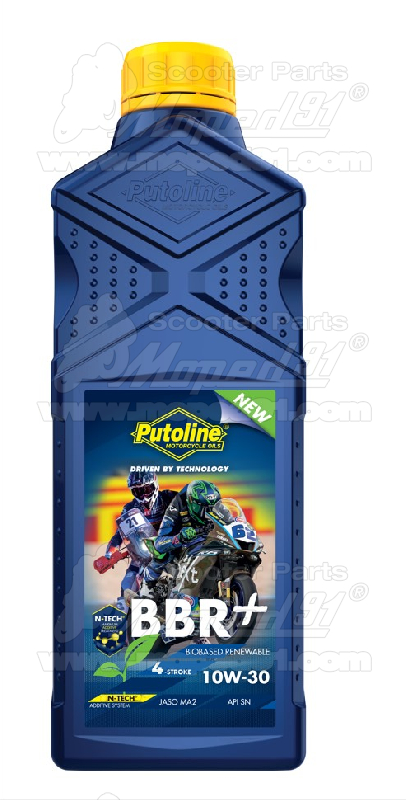 PUTOLINE N-TECH® BBR+ 10W-30 motorkerékpár-olaj. Kiszerelés: 1L